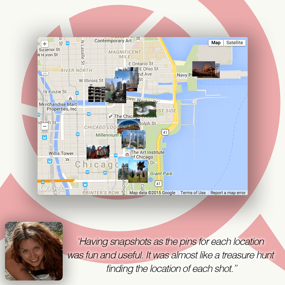 my Picfari map of Chicago