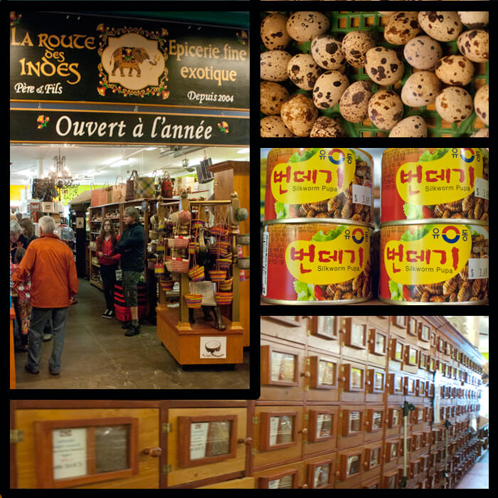 Quebec market collage