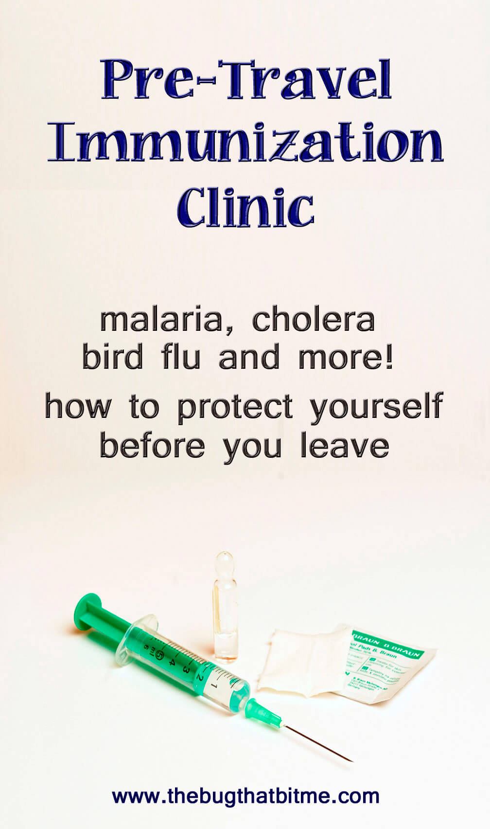 Pre-Travel Immunization Clinic Part 2 | The Bug That Bit Me