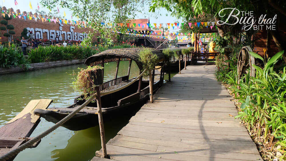 a boat at the Ayutthaya Floating Market