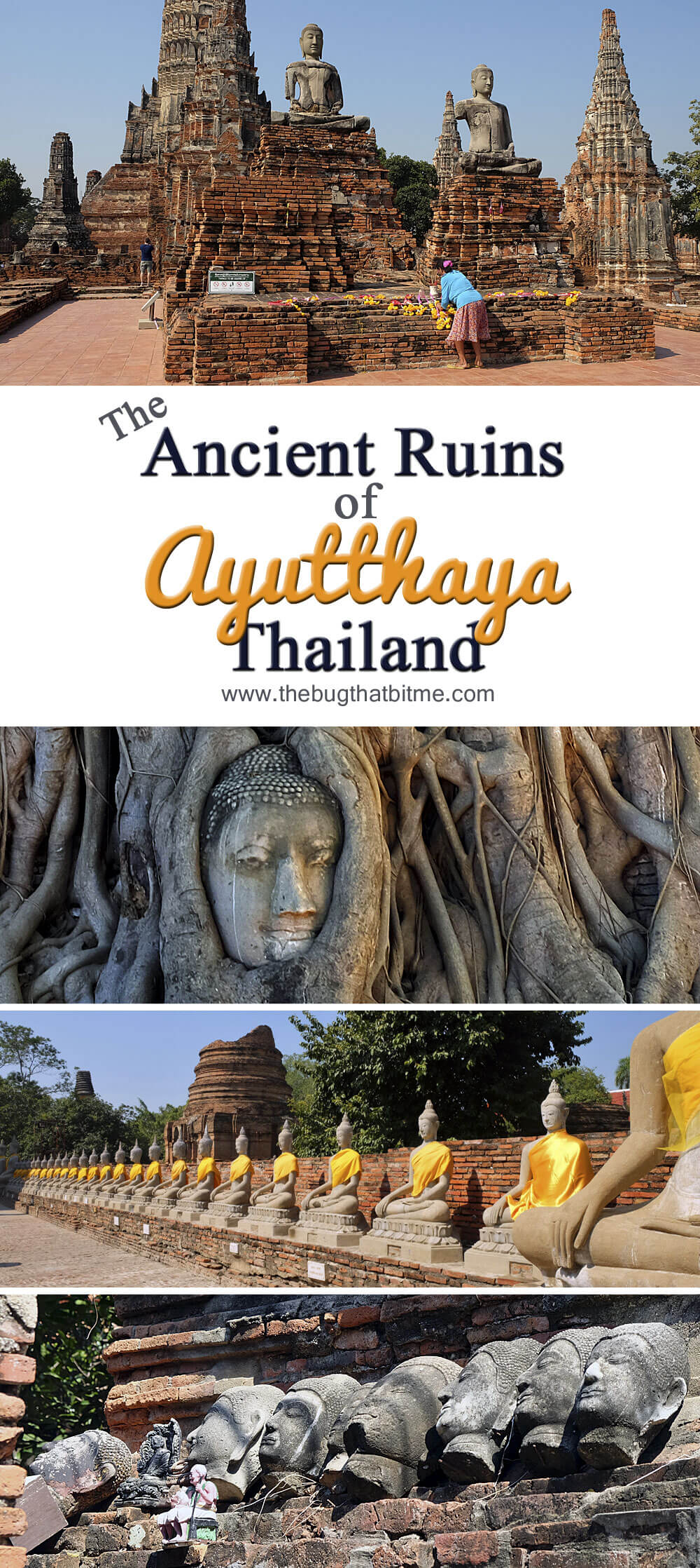 The Ancient Ruins of Ayutthaya, Thailand