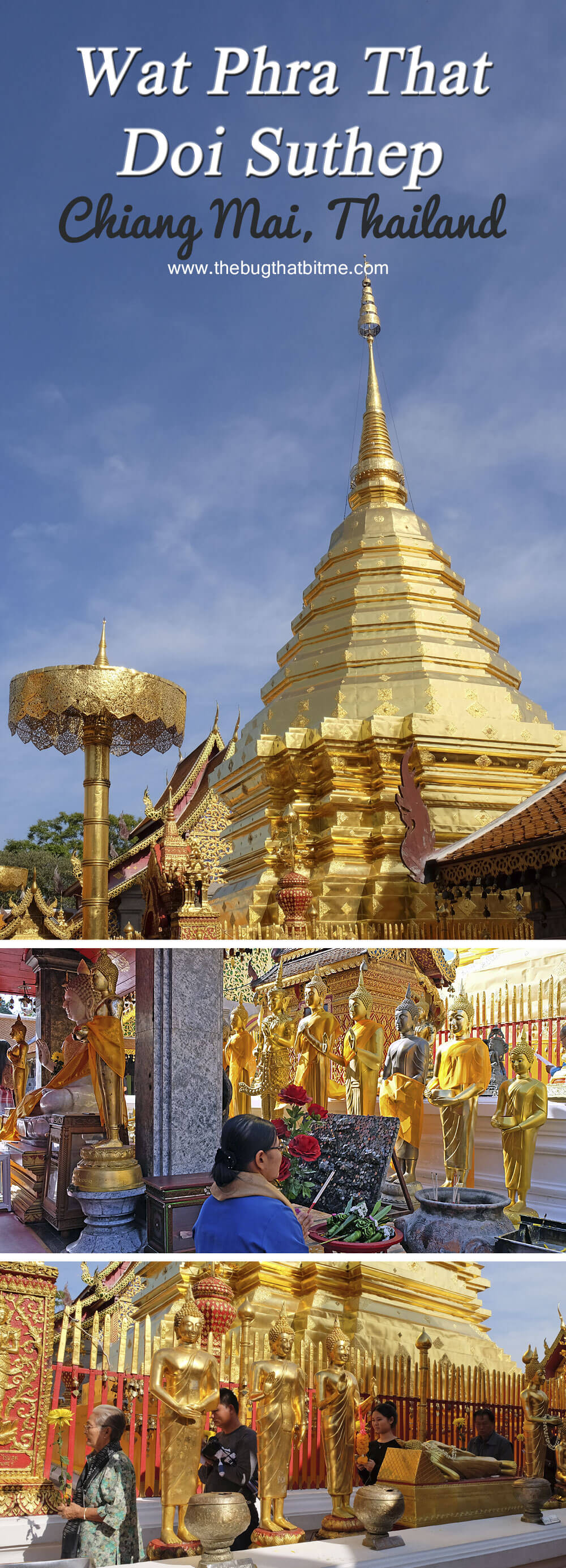 Wat Phra That Doi Suthep, the Temple on the Mountain, just outside of Chiang Mai