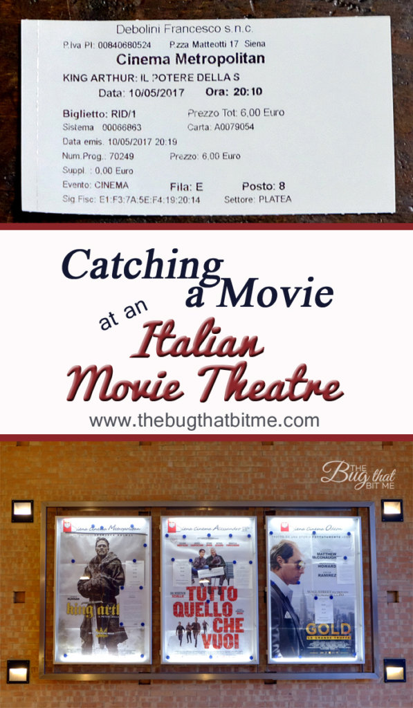 Going to an Italian Movie Theatre | The Bug That Bit Me