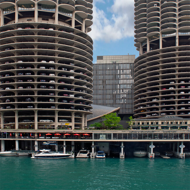 Marina City corncob buildings, Chicago