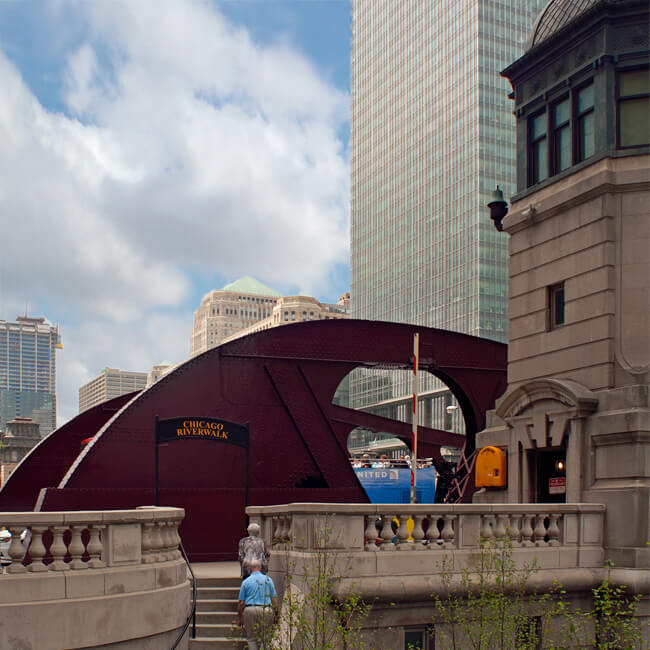 Chicago Riverwalk sign