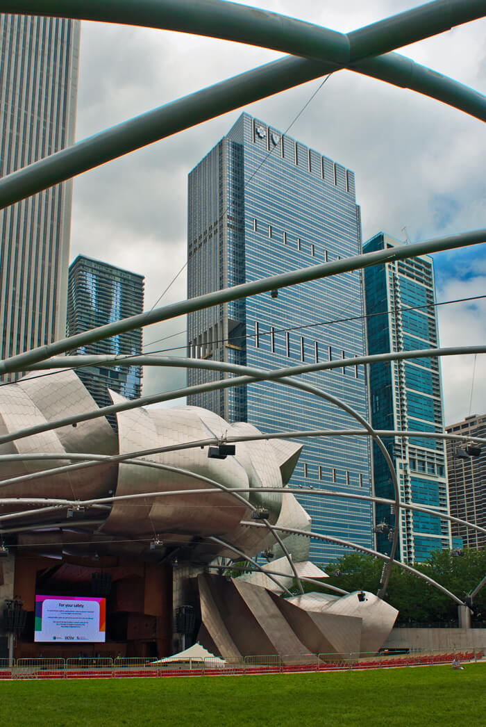 Jay Pritzker Pavilion in Millennium Park, Chicago